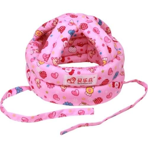 Baby Head Protective Hat Adjustable Toddler Kids Soft Cap Safety Learn to Walk Helmet Children Anti Collision Hats