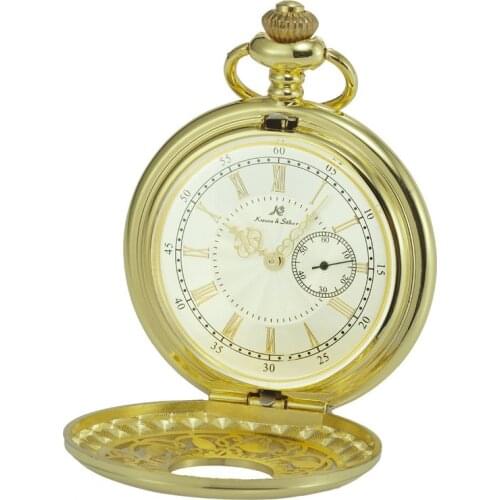 Pocket Watch Creative Hollow Quartz Pocket Watch Unique Skeleton Case Exquisite Fashion Pocket Watch Universal for Women Men