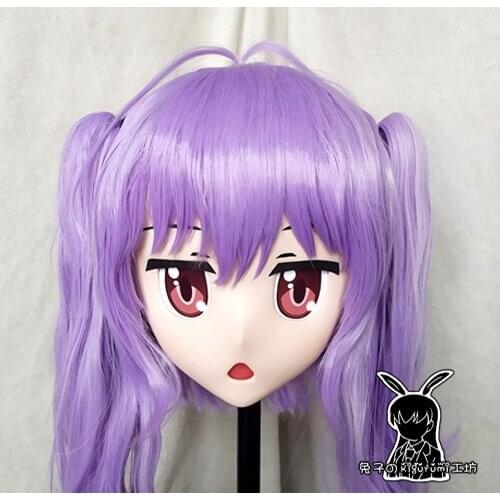 KM9185)Quality Handmade Female/Girl Resin 3/4 Head Japanese Cartoon Character Cosplay Ellie Kigurumi Mask Crossdresser