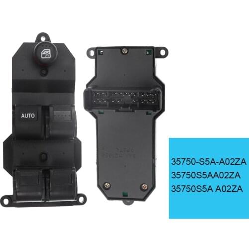 35750-S5A-A02ZA Electric Power Window Master Switch Button For Honda Civic 2001-2005