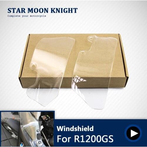 For BMW R1200GS Adventure 04-12 Windshield WindScreen Plate Side Panels R 1200 GS ADV 2004-2012 2005 2006 2007 2008 2009 2010