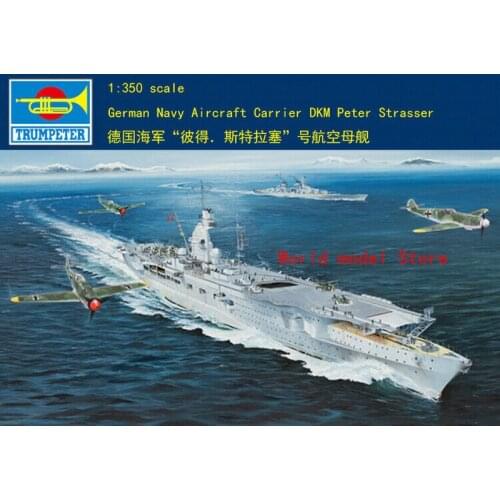 Trumpeter 1/350 05628 German Navy Aircraft Carrier Peter Strasser Model Kit