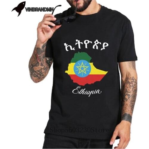Youth ShortSleeve Tees Ethiopia Map T Shirts Homme Ethiopia of Judah 2020 Family T-Shirts Cotton Sweatshirt Adult Patriot tshirt