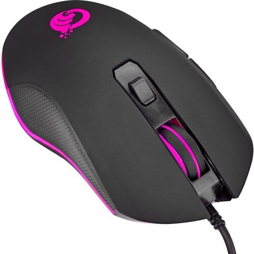 ALLOYSEED Computer Mice G70 USB Wired RGB Backlit Gaming Mouse 6 Button 3600DPI Computer Mouse Mice For Gamer