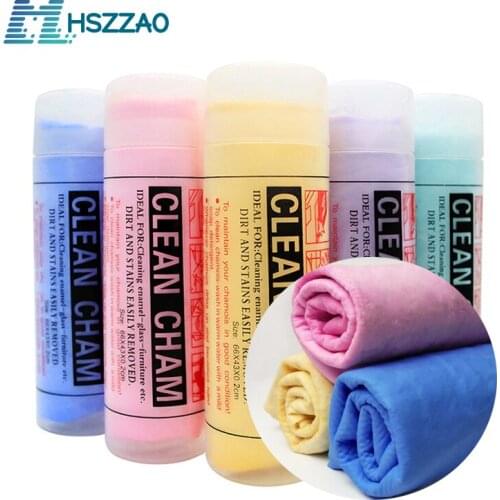 Car Wash PVA imitation deerskin towel Car Cleaning Drying Cloth Hemming Car Care Cloth Detailing Car Wash Towel Size 43x32 cm