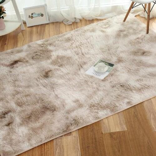Tie Dyed New Carpet Floor Rug European Fashion Bedroom Carpet Bay Window Bedside Mat Nordic Minimalist Rug Home Textile