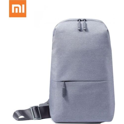 The New Xiaomi Mi Backpack 4L Polyester Bag Urban Leisure Sports Chest Pack Bags Small Size Shoulder Unisex Rucksack Men Women