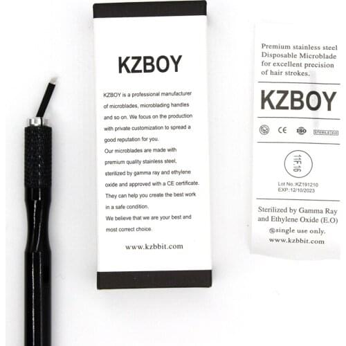High Precision Microblading Needles Disposable Microblades 11S.16mm with Individual Packaging for Feather Like Eyebrows