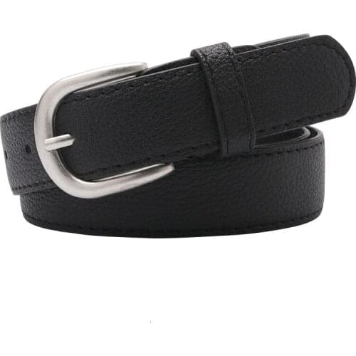 2019 Hot Fashion Women Belts Leather Metal Pin Buckle Waist Belt Waistband 110cm