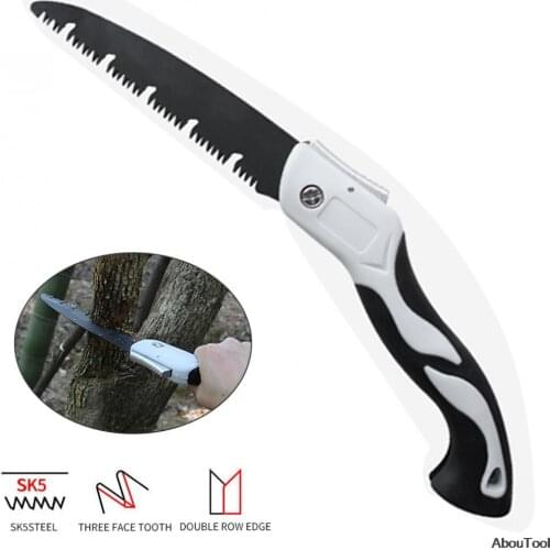 Hand Tools Foldable Saw Woodworking Cutting Tools Handle Collapsible Sharp Steel U-Shaped Turbine Camping Professional Hand Saw