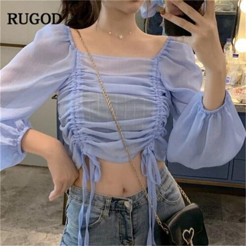 Легкие блузки RUGOD China At AliExpress