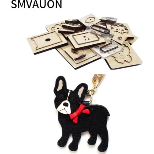 Diy Leather Jewelry Wood Die-Cutting Puppy Pendant 2021 Wood Mold Steel Die Leather Suitable For Die-Cutting Machine
