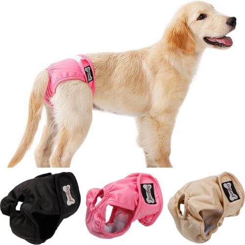 Shorts for Large Dog Female Sanitary Pet Big Dog Physiological Pants Panties Female Dog Cat Diapers Underwear Briefs Diaper