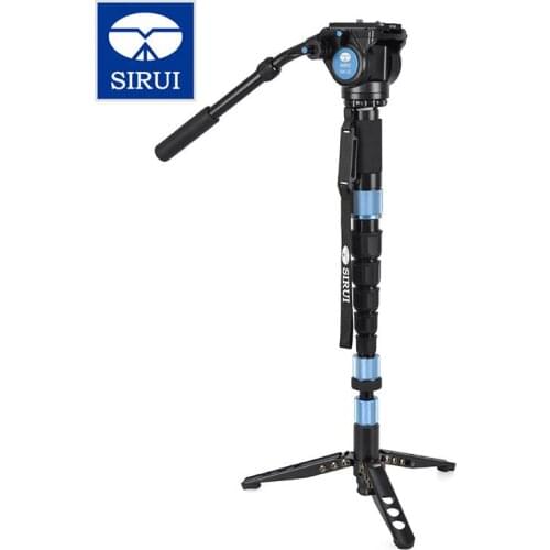 Sirui p-426sr vh-10 carbon fibre multifunction inclinador video-monopod Tripod