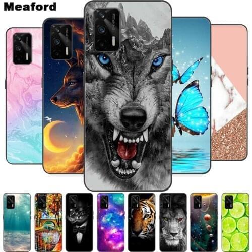 For Realme Q3 Pro 5G Case 6.43 Silicon Back Cover Phone Case For Realme Q 3 Q3 Pro 5G Soft Case for Realme Q3Pro 5G coque bumper
