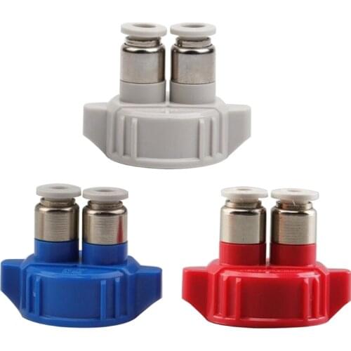 Aquarium CO2 System Pro Tube Valves Guage Bottle Cap Fish Tank Live Plant DIY Reactor Air Diffuser Generator Tool Retailsale