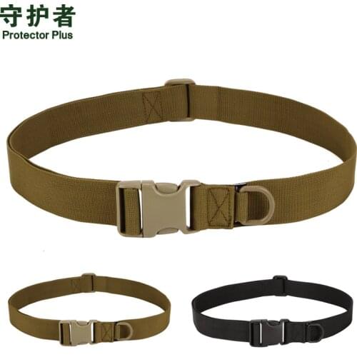 Outdoor Equipment, Simple Tactical Belt Nylon Military Pants Belt Within The Belt To Wear A Sub - Package Hanging Bag Fixe A2806