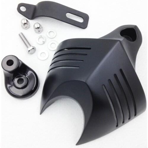 Aftermarket Motorcycle Parts Horn Cover Fit for harley Big Twins V-Rods Stock Cowbell Horns 1992-2013 Black