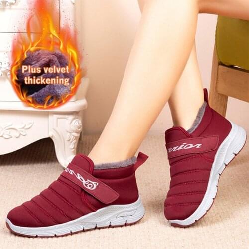Women Winter Shoes Warm Snow Boots Ladies Casual Non- Slip Sneakers New Casual Females Footwear Waterproof Flats Shoes Woman