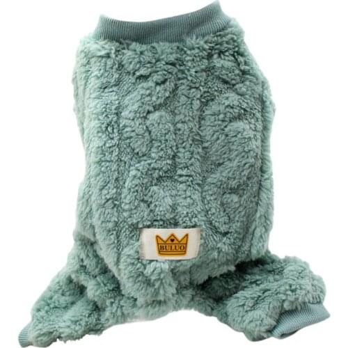 Winter Warm Dog Jumpsuit Cat Coat Puppy Fleece Coat Jacket for Small Medium Dogs Cats Sweater Pet Hoodie Chihuahua Costumes