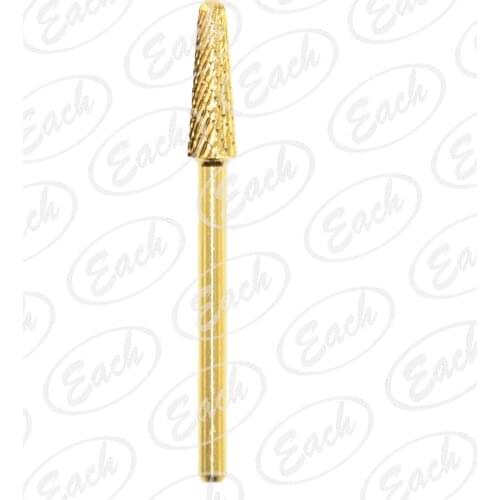 1 pcs Cone Bit silver or Gold nail art salon electric nail art carbide drill