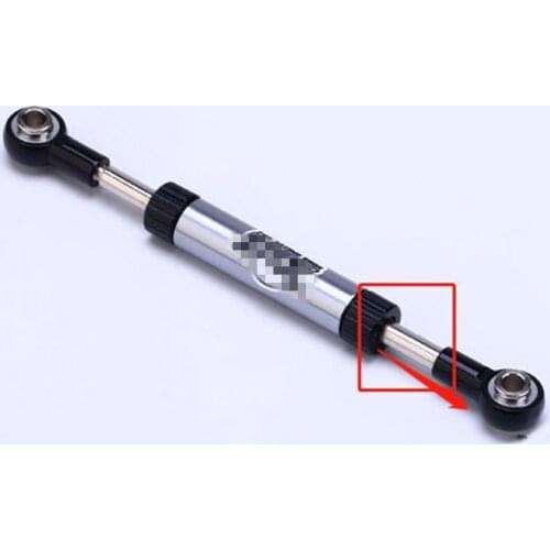 1pcs Adjustable Steering Rod Servo Link Linkage Pull Rod for 1/10 Traxxas TRX4 Defender Axial SCX10 D90 RC Car Accessories