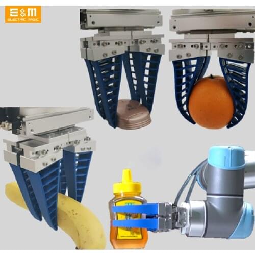 4 Claws Pneumatic Bionic Flexible Adaptive Software Manipulator Robot Preschool Education Gripper Fin Ray Effect FDA Test Detect