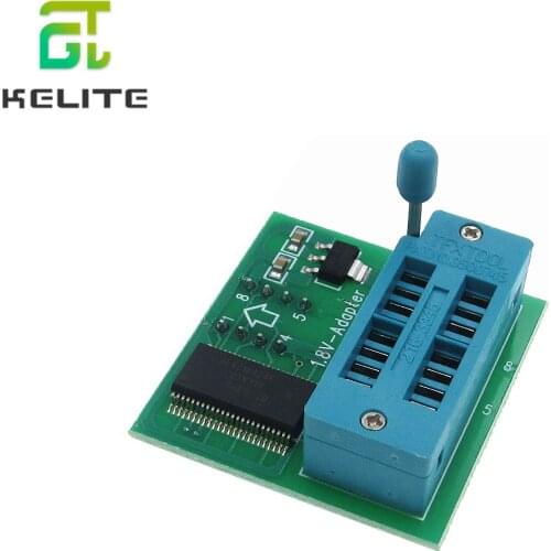 1.8V adapter for motherboard 1.8V SPI Flash SOP8 DIP8 W25 MX25 use on programmers TL866CS TL866A EZP2010 EZP2013 CH341
