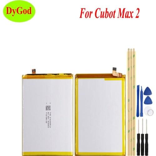 DyGod 5000mAh For Cubot Max 2 Battery Cell Phone Replacement High Quality Backup Batteria For Cubot Max 2 with Tools Set