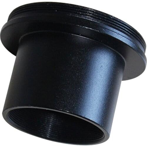 Astronomical Telescope Adapter 1.25 Inch To T2 31.7mm Eyepiece Insertion To M42 Prime Telescope T Adapter Black