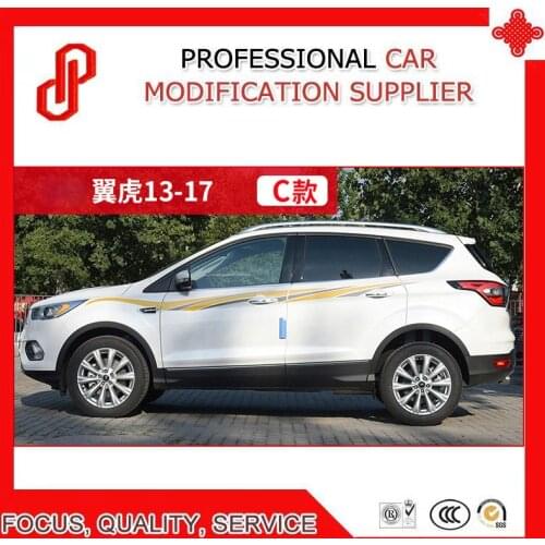 Car Sticker Waist Line Body Decoration Refitted Car Sticker For KUGA 2013-2017