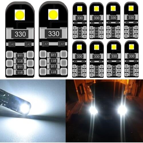 10pcs T10 W5W White LED Reverse Backup Bulb Parking City Light for Mercedes Benz Mercedes W204 C Class 2007-2014 Exterior light