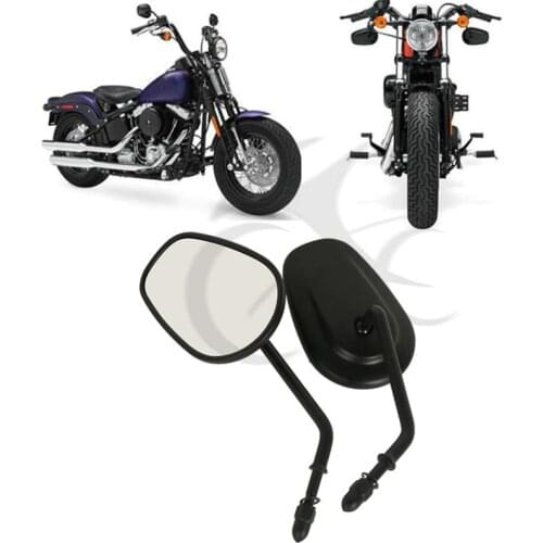 Motorcycle Rear View Side Mirrors For Harley Bobber Chopper Road Touring XL1200L XL883 XL883L Sportster Fatboy Softail Heritage