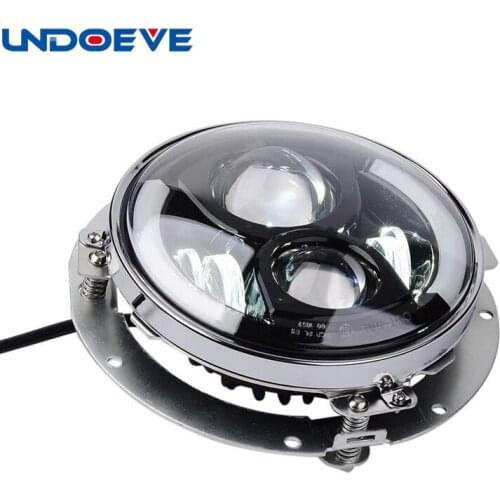 For Motorcycles 7 Inch LED Headlight 7"Mounting Ring Adapter Tour,FLD,Softail Heritage Flht,Street Electra Trike Glide