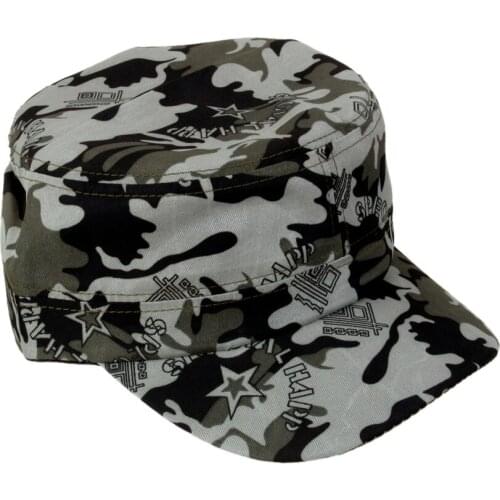 2pcs Hunting/Fishing Cap Patrol Equipped Army Camouflage Caps Cadet Hat plafonds de peche Fishing Accessories