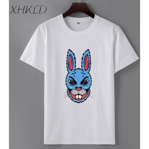 Summer Cotton Short Sleeve Tops Funny Animal T shirt lady Casual Print Black Men Clothes Hip Hop Tees Camisetas Hombre Camisa