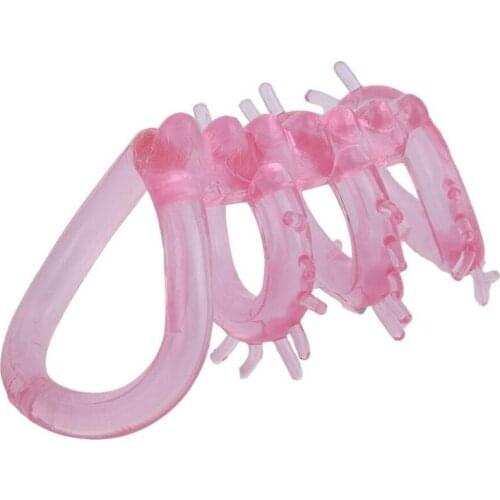 G-spot Massage Cock Keel Ring Dildo Enlargement Delay Ejaculation Penis Sleeve Sex Toys for Men Penis Erection