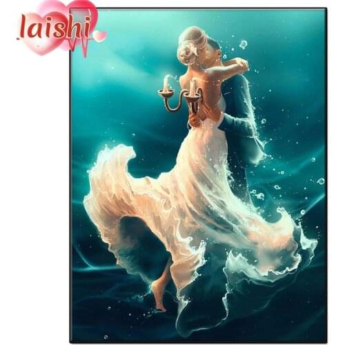 Couple hugging and kissing round diamond painting kit animal cross stitch mosaic diamond embroidery home decor new year gift