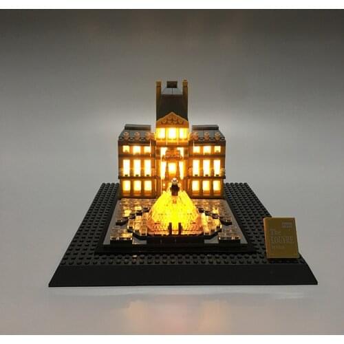 Led Light Set For Lego Building City Street 21024 Architecture Series Louvre Toys Blocks Creator City Street Lighting Set