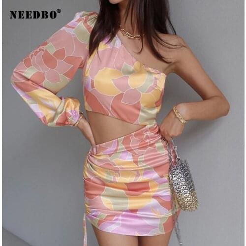 Летние платья с принтом NEEDBO China At AliExpress