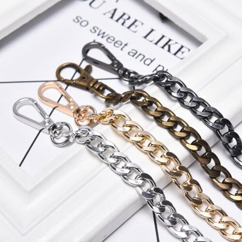New 1PC Handbag Metal Chains Shoulder Bag Strap DIY Purse Chain Bag Handles Bag Accessories Chain 120cm