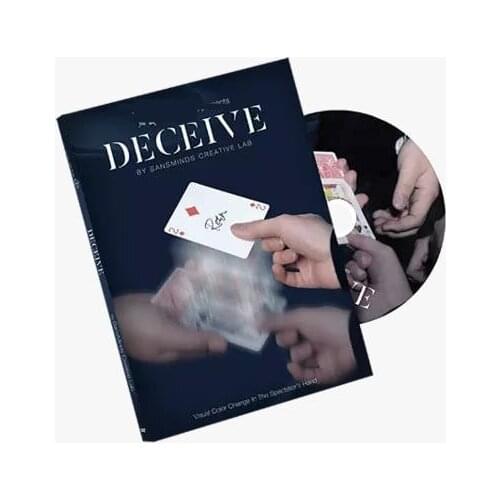 Deceive(Gimmick Material Included)by SansMinds Creative Lab - Card Magic Tricks,Close Up Magic,Street,illusions,Mentalism,Fun