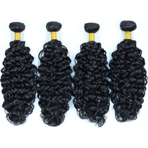 Adorable Soft Synthetic Hair Bundles Water Wave 12-26 inch one Bundle 100g High Temperature Fiber,Natural Color wavy Faked Hair