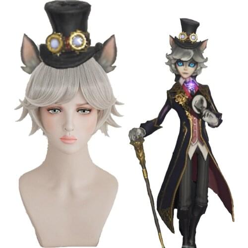 Game Identity V Cosplay Wigs Photographer Joseph Cosplay Wig Heat Resistant Synthetic Wig Halloween Carnival Party