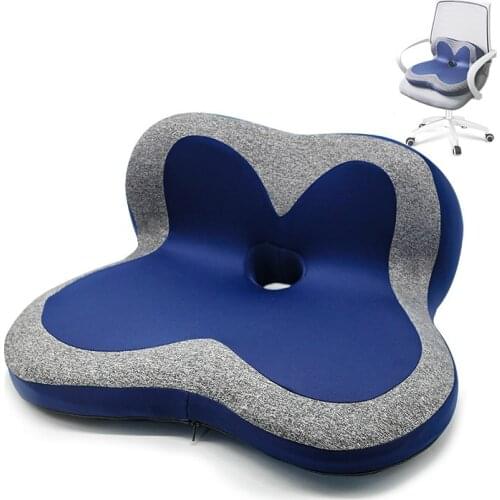 Memory Foam Seat Cushion For Back Pain Orthopedic Pillow For Car Office Chair Wheelchair Support Soft Tailbone Sciatica Relief