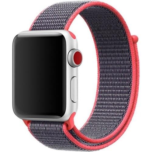 For Apple Watch Band Series 3/2/1 Sport Leather Bracelet 38 42 mm Strap For Watch Band Hot Sale Nylon Sports Watch Strap