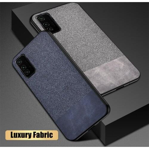 Luxury Cloth Fabric Case For Samsung Galaxy M21 M51 M31S M31 M01 M11 M30S Soft Silicone Case Back Cover For Samsung M 51 31 21