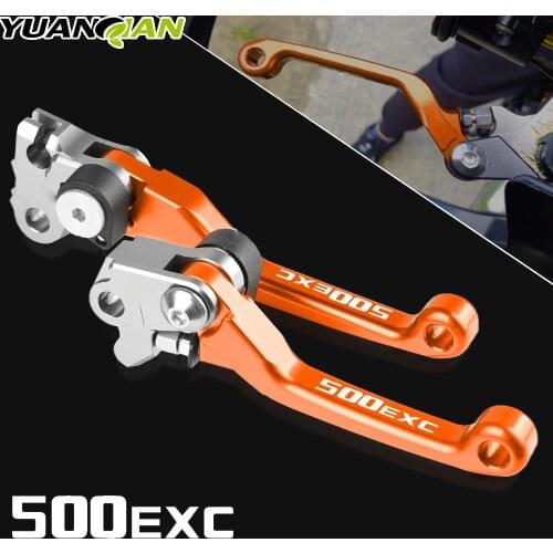 For 500EXC 500 EXC 2012 2013 2014 2015 2016 CNC Accessories Pivot Brake Clutch Levers Motorcycle Dirt Bike DirtBike Motocross