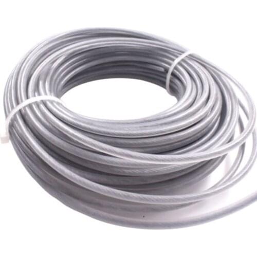 Strimmer Brushcutter Wire Cord Line For 3Mm Steel Wire Gray 15m Trimmer Hot Sale in stock drop shipping