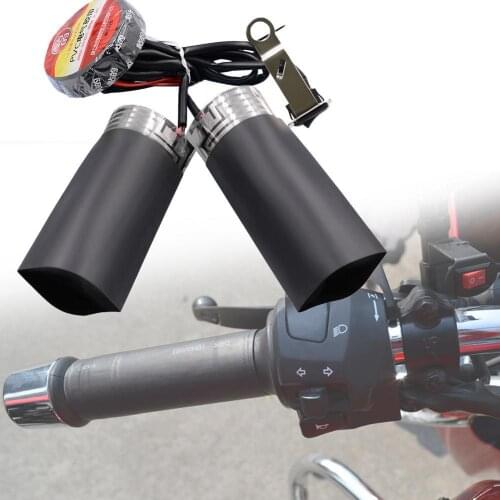 Universal 12V Waterproof Boat Shaped Switch Heated Motorcycle Handlebar Grip Electric Heating Handlebar Grip for Motorcycle